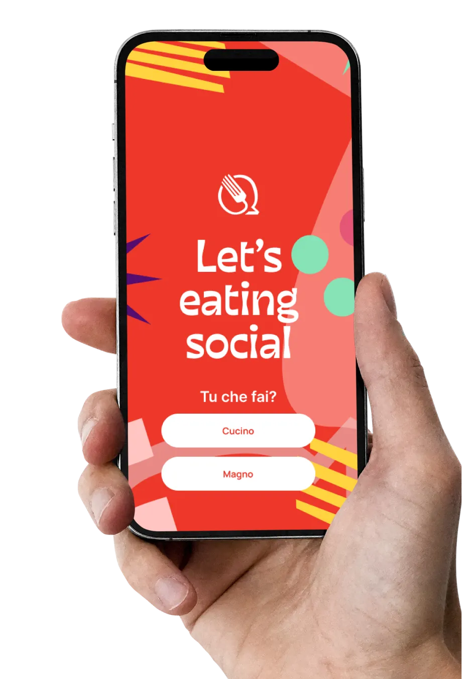 App Magnamo nella mano
